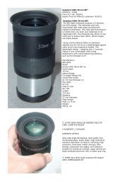 30mm UWA eyepieces - GSO comparisons pdf 54.9Mb - Brayebrook ...