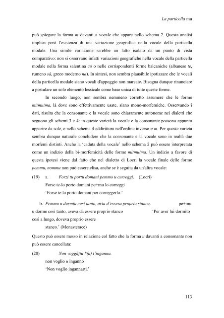 La particella "mu" - Atlante Sintattico dell'Italia Settentrionale