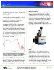 Expanded Spectral Range Germanium ATR Crystal - PIKE ...