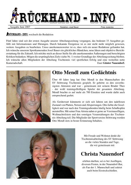 Rückhandinfo Nr