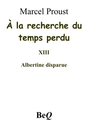 Albertine disparue - Aldus