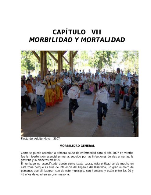 CAPÃTULO VII MORBILIDAD Y MORTALIDAD - Viterbo