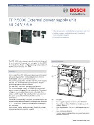 FPP-5000 External power supply unit kit 24 V / 6 A - Bosch