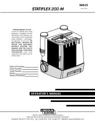 STATIFLEX 200-M - Lincoln Electric