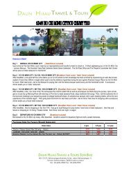 DAUN HIJAU TRAVEL & TOURS SDN BHD - Daun Hijau Travel.com