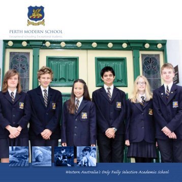 Download the Perth Modern School Prospectus (PDF 0.88 MB)