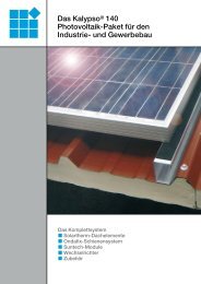 Das Kalypso® 140 Photovoltaik-Paket für den Industrie- und ...