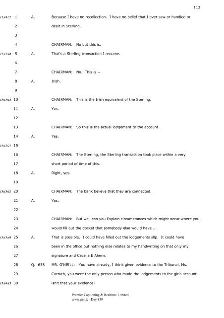 3 4 CHAIRMAN: Good morning, Mr. Murphy. 5 - The Tribunal of ...