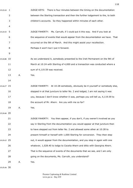 3 4 CHAIRMAN: Good morning, Mr. Murphy. 5 - The Tribunal of ...