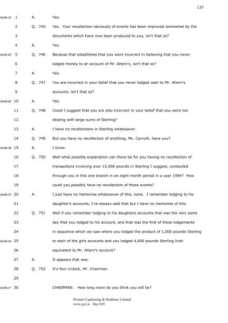 3 4 CHAIRMAN: Good morning, Mr. Murphy. 5 - The Tribunal of ...