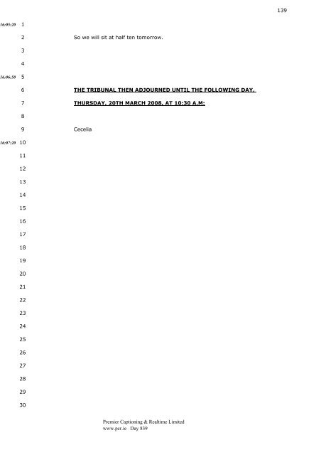 3 4 CHAIRMAN: Good morning, Mr. Murphy. 5 - The Tribunal of ...