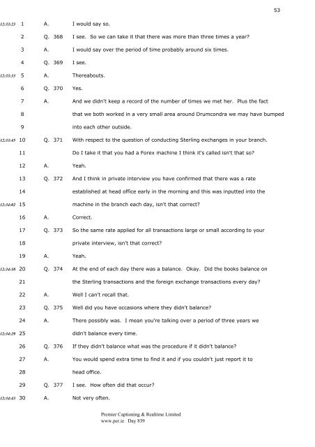 3 4 CHAIRMAN: Good morning, Mr. Murphy. 5 - The Tribunal of ...