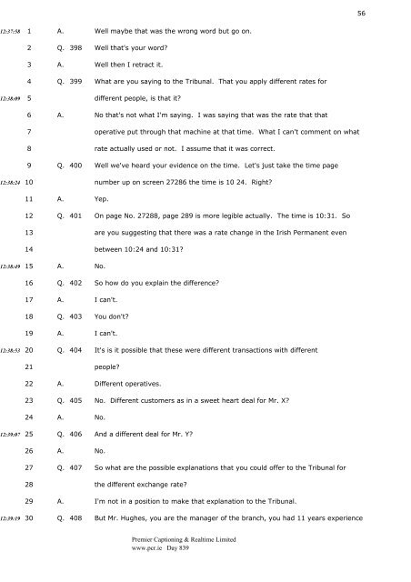 3 4 CHAIRMAN: Good morning, Mr. Murphy. 5 - The Tribunal of ...