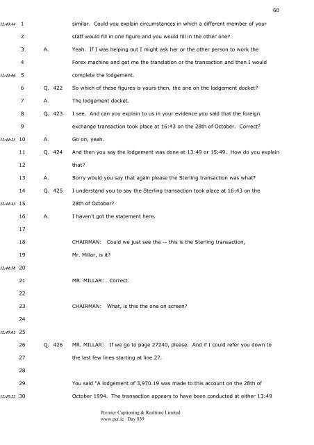 3 4 CHAIRMAN: Good morning, Mr. Murphy. 5 - The Tribunal of ...