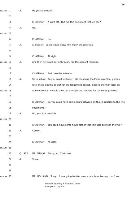 3 4 CHAIRMAN: Good morning, Mr. Murphy. 5 - The Tribunal of ...