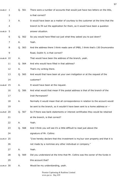 3 4 CHAIRMAN: Good morning, Mr. Murphy. 5 - The Tribunal of ...