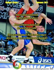 the effect of emotions among different sports ... - INWR Wrestling