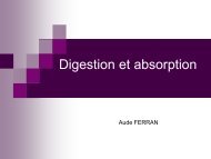 Digestion et absorption des glucides et des ... - Physiologie ENVT