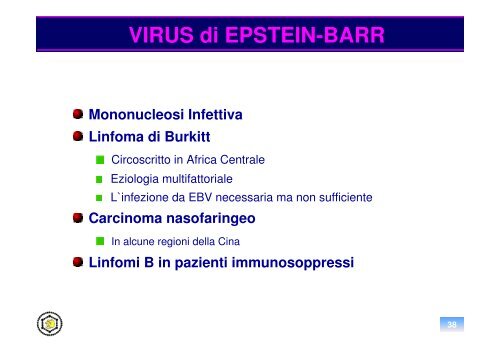 oncogenesi virale - Sezione di Microbiologia