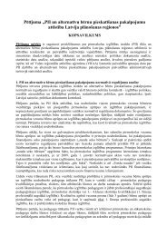 Petijuma kopsavilkums - Valsts reÄ£ionÄlÄs attÄ«stÄ«bas aÄ£entÅ«ra