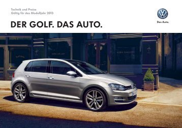 Download - VW Golf - Preisliste - Volkswagen AG