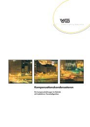 Kompensationskondensatoren - Vossloh