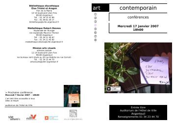 FAUX - Connaissance de l'Art Contemporain