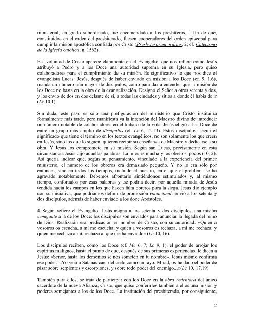 Catequesis de Juan Pablo II sobre el sacerdocio - amoz.com.mx