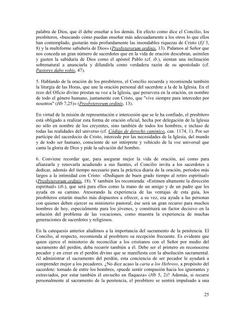 Catequesis de Juan Pablo II sobre el sacerdocio - amoz.com.mx