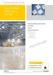 LED INDUSTRIAL LIGHT  SYM I 2x2 LEDs - Vossloh Schwabe