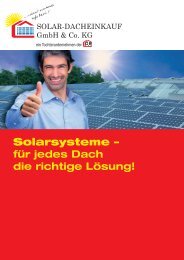 Solarsysteme - Dachdecker-Einkauf Süd eG