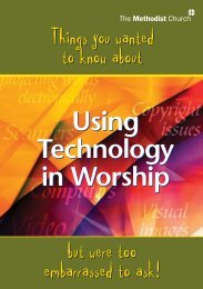 Using Technology in Worship Using Technology in Worship