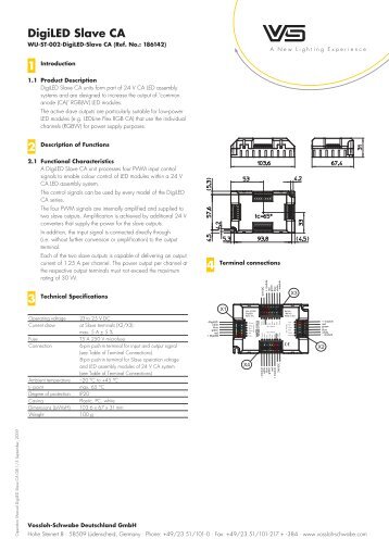 DigiLED Slave CA - Vossloh Schwabe