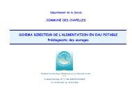 SCHEMA DIRECTEUR DE L'ALIMENTATION EN EAU POTABLE ...