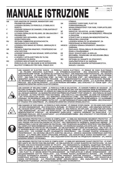 MANUALE ISTRUZIONE - Telwin