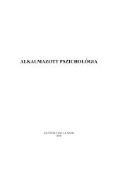 letöltése (PDF) - Alkalmazott Pszichológia - Eötvös Loránd ...