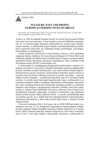 letöltése (PDF) - Alkalmazott Pszichológia - Eötvös Loránd ...