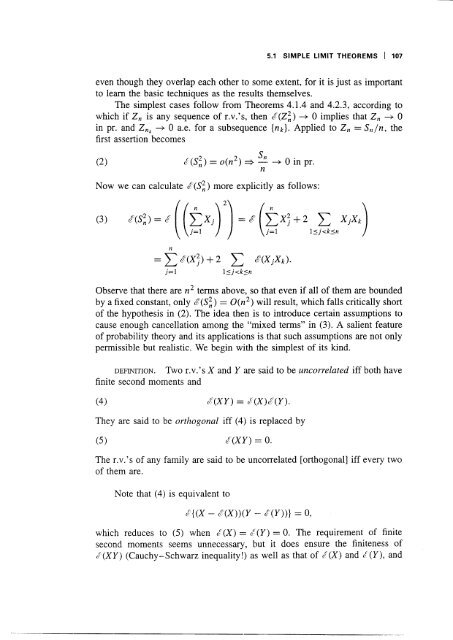 Course in Probability Theory