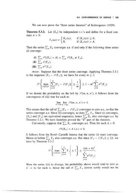 Course in Probability Theory