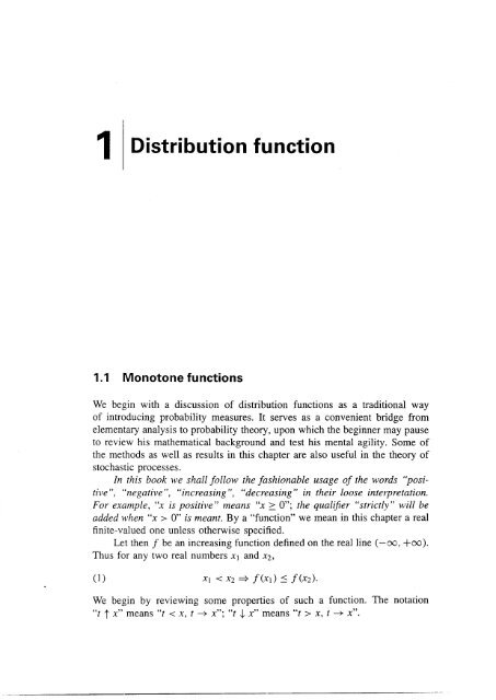 Course in Probability Theory