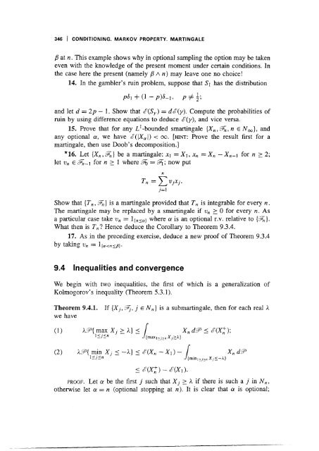 Course in Probability Theory