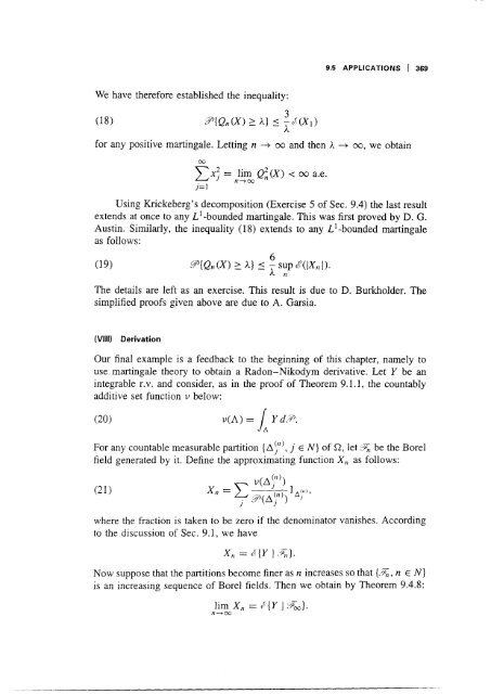 Course in Probability Theory