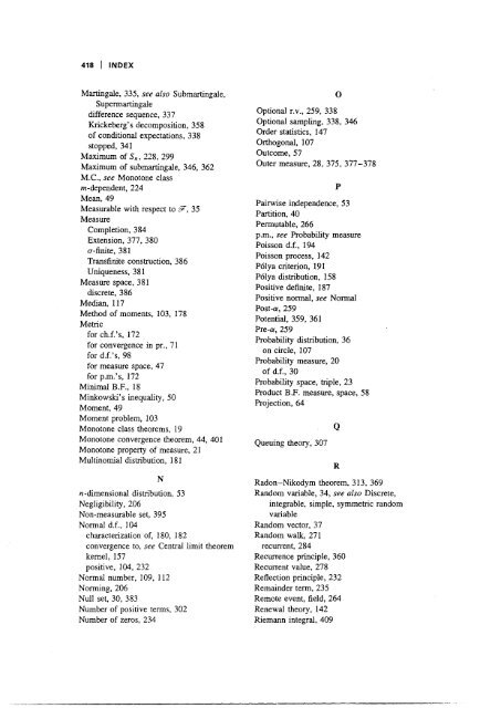 Course in Probability Theory