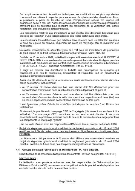 Rapport de l'assemblée générale ordinaire du 7 - FIESC