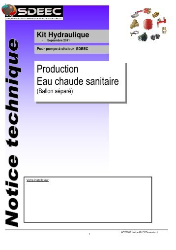 Production Eau chaude sanitaire - Sdeec