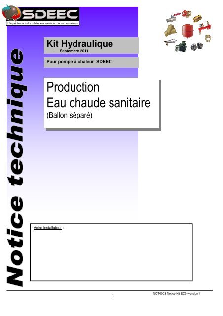 Production Eau chaude sanitaire - Sdeec