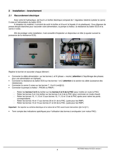 Production Eau chaude sanitaire - Sdeec