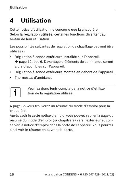 Notice d'emploi