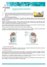 Système Solaire Combiné - Espace Info Energie Pays de la Loire