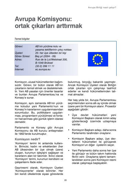 AB NasÄ±l ÃalÄ±ÅÄ±r? - Delegation of the European Union to Turkey